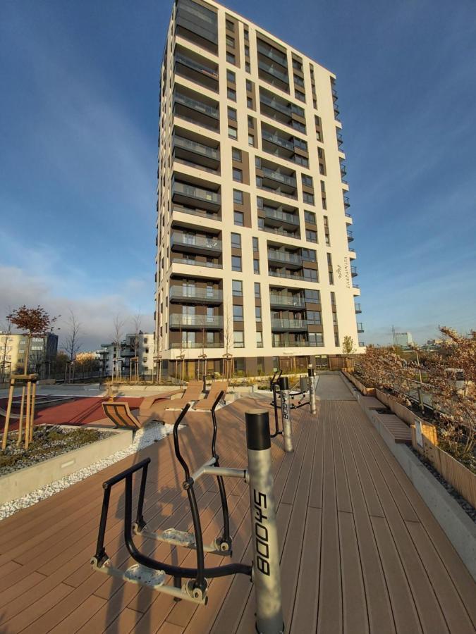Apartament 150 Zaspa Vvita Z Prywatnym Ogrodem I Tarasem Γκντανσκ Εξωτερικό φωτογραφία