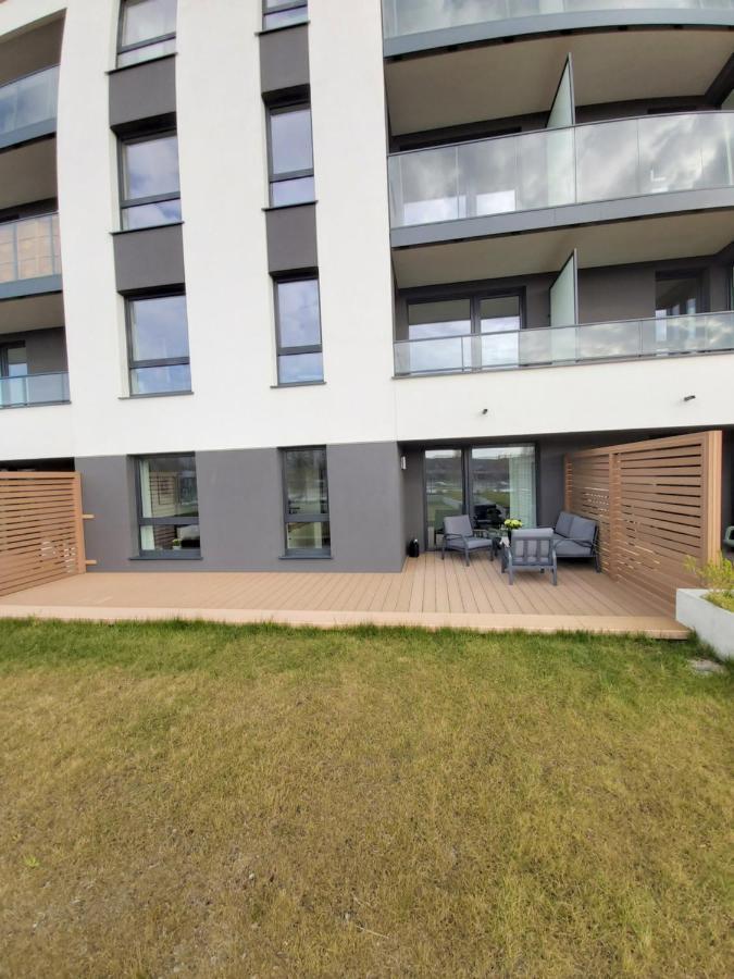 Apartament 150 Zaspa Vvita Z Prywatnym Ogrodem I Tarasem Γκντανσκ Εξωτερικό φωτογραφία